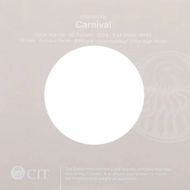 Cookeilanden zilveren munt 