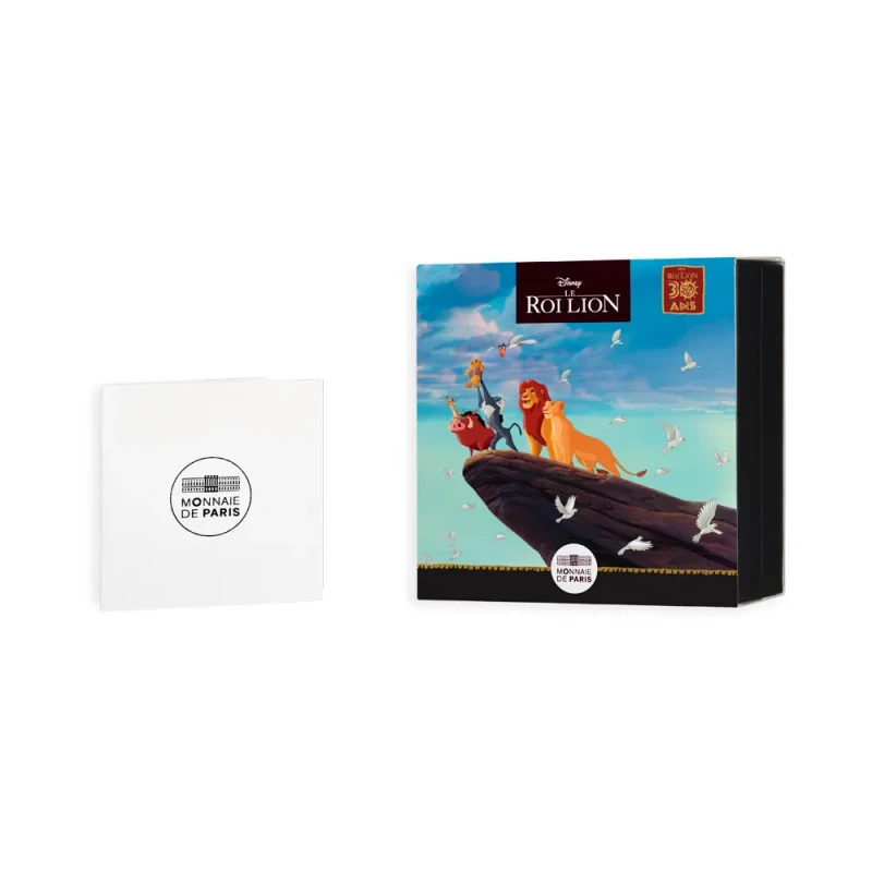 Frankrijk Gouden Munt The Lion King 2024 Gepolijste plaat 1 ounce Verzamelmunten