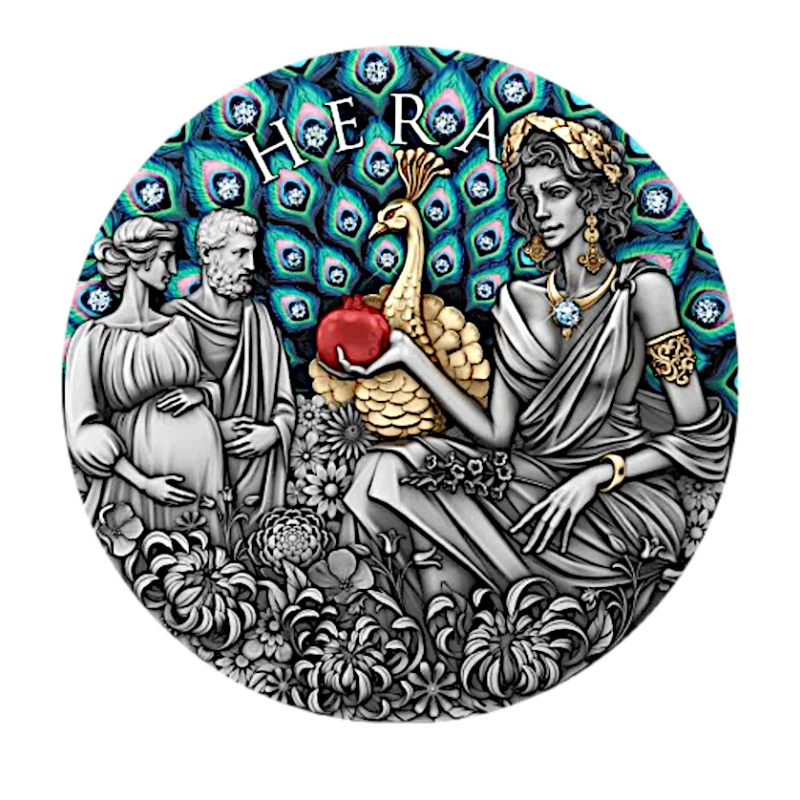 Niue: zilveren munt Hera 2025 2 oz Verzamelmunten