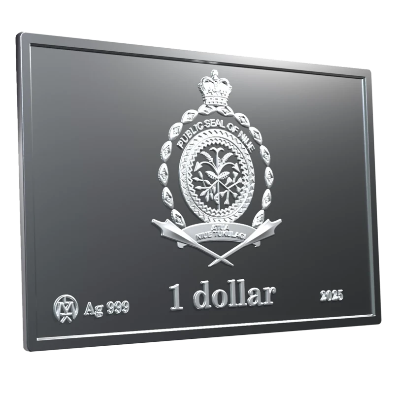 Niue: zilveren munt Lunch bovenop een wolkenkrabber 2025 1 oz Verzamelmunten