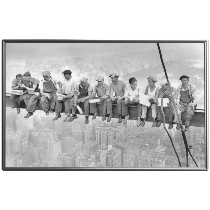 Niue: zilveren munt Lunch bovenop een wolkenkrabber 2025 1 oz Verzamelmunten