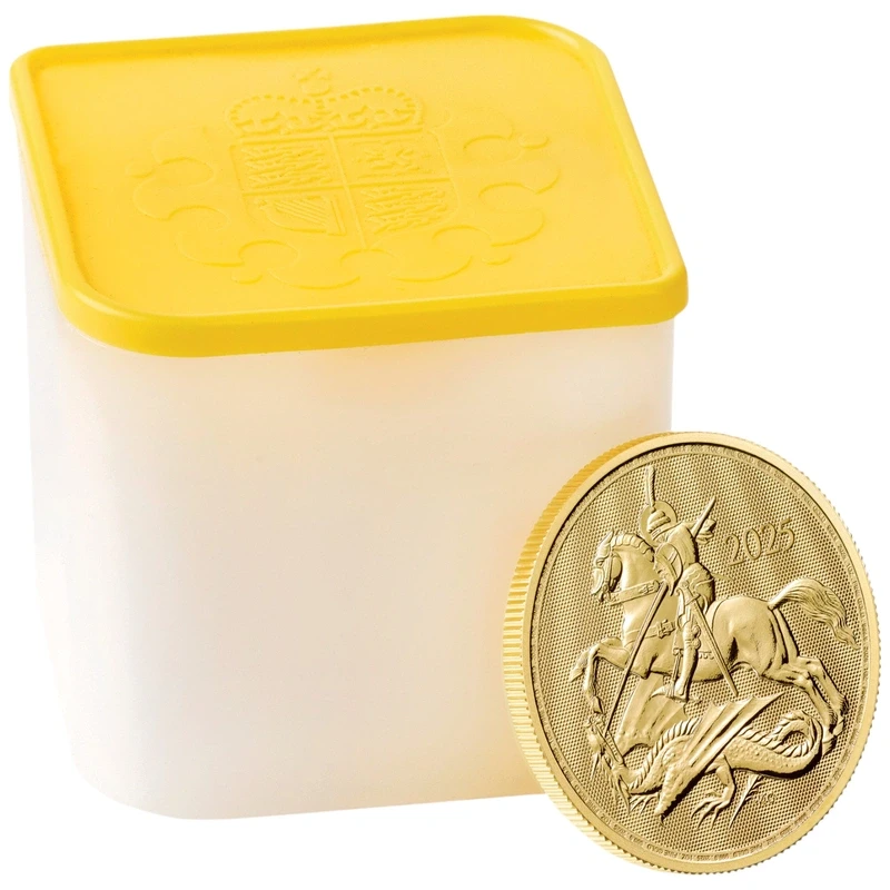UK: gouden munt St. George en de Draak 2025 1 oz Beleggingsmunten