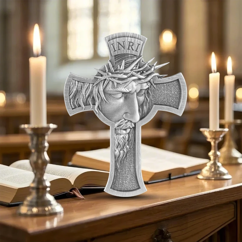 Chad: silver coin Jesus Cross 2025 1 oz Collectible coins