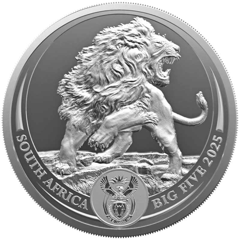 South Africa: silver coins Lion and Krugerrand 2025 Proof set 2 oz Collectible coins