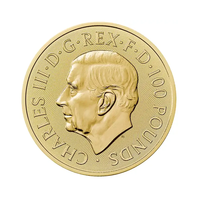 Verenigd Koninkrijk: gouden munt British Lion 2025 1 ounce Beleggingsmunten