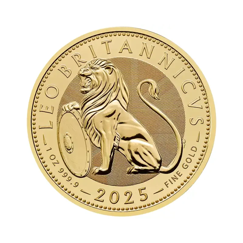 Verenigd Koninkrijk: gouden munt British Lion 2025 1 ounce Beleggingsmunten
