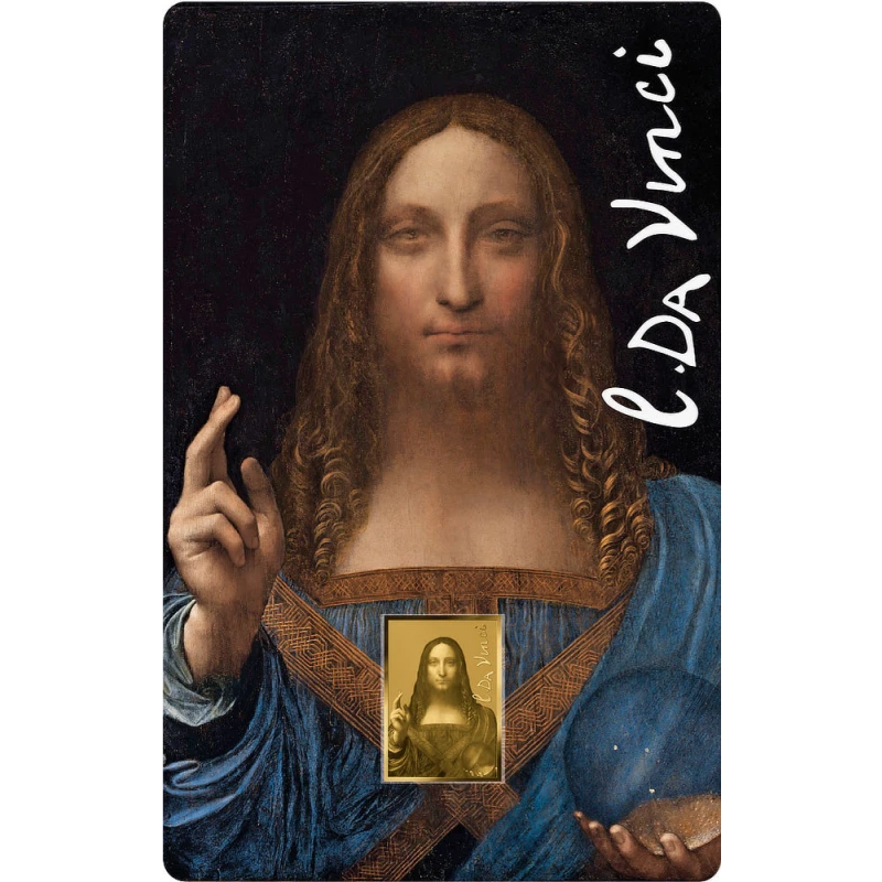 Tsjaad: gouden munt Salvator Mundi 1/1000 oz Verzamelmunten