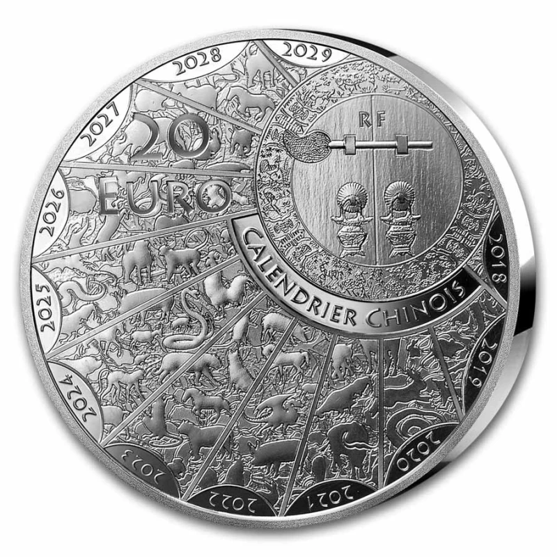 France: silver coin Year of the Horse 2026 Proof 1 oz Collectible coins