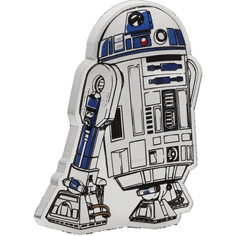 Niue: zilveren munt R2-D2 2025 Gepolijste plaat ingekleurd 1 oz Verzamelmunten