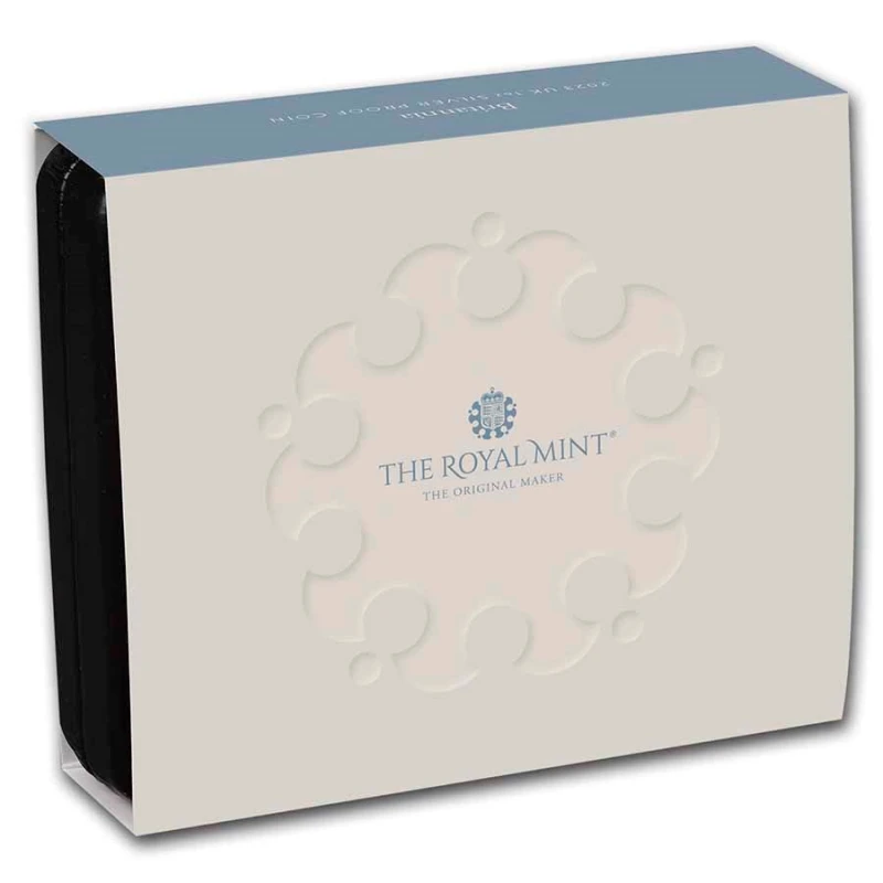 Verenigd Koninkrijk zilveren munt Britannia 2023 gepolijste plaat 1 ounce Verzamelmunten