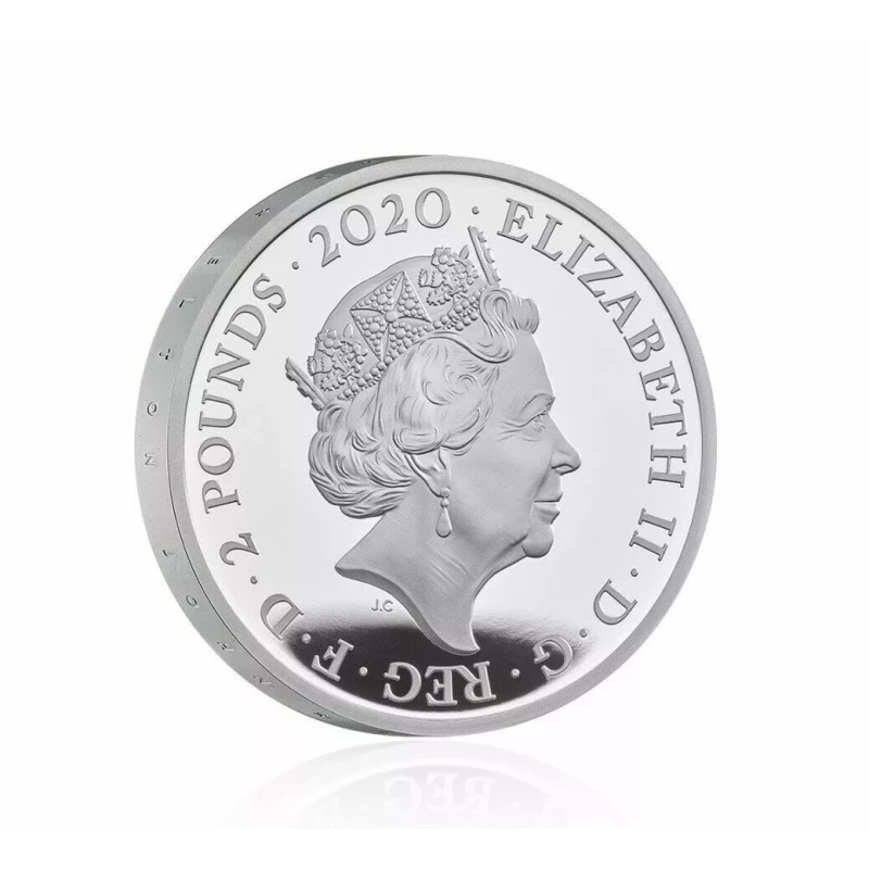 UK: zilveren munt Elton John 2020 Gepolijste plaat gekleurd 1 ounce Verzamelmunten