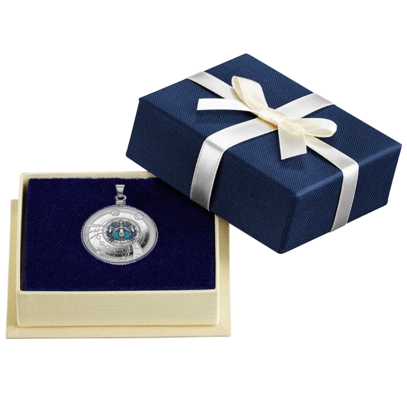 Kameroen: zilveren munt Kreeft 2025 Gepolijste plaat gekleurd 10 g Verzamelmunten