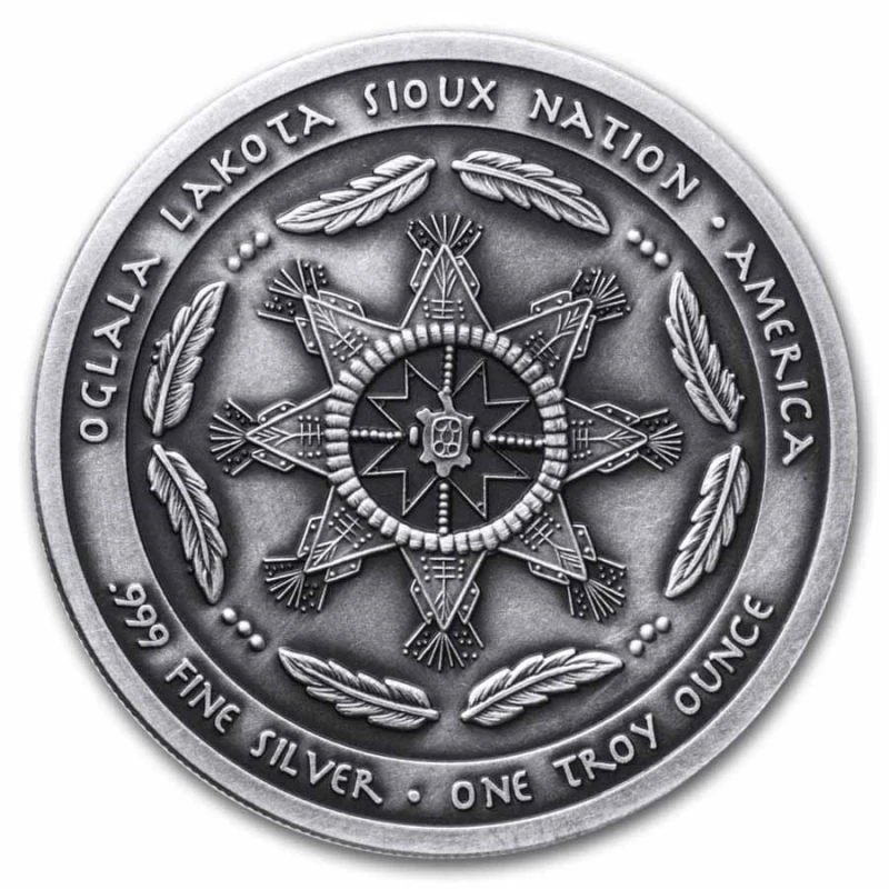 USA zilveren munt Spirit of Native Peoples Dragonfly Spirit 2025 1 ounce Verzamelmunten