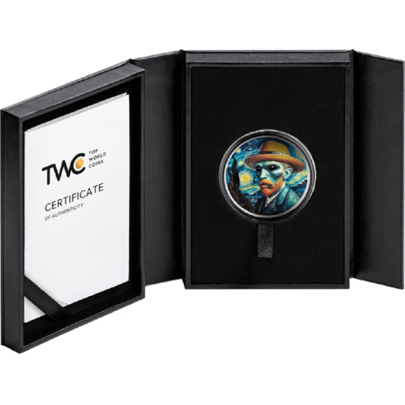 Kameroen: zilveren munt Vincent van Gogh 2025 Gepolijste plaat 1 ounce Verzamelmunten