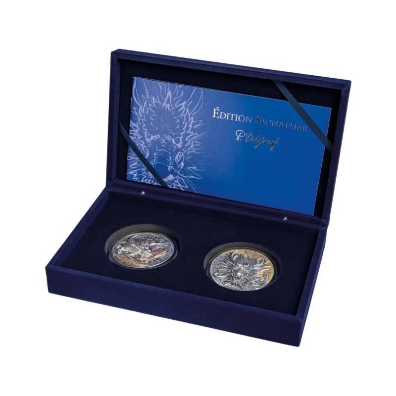 Republiek Ivoorkust: zilveren munten Phoenix 2025 10 ounce Verzamelmunten