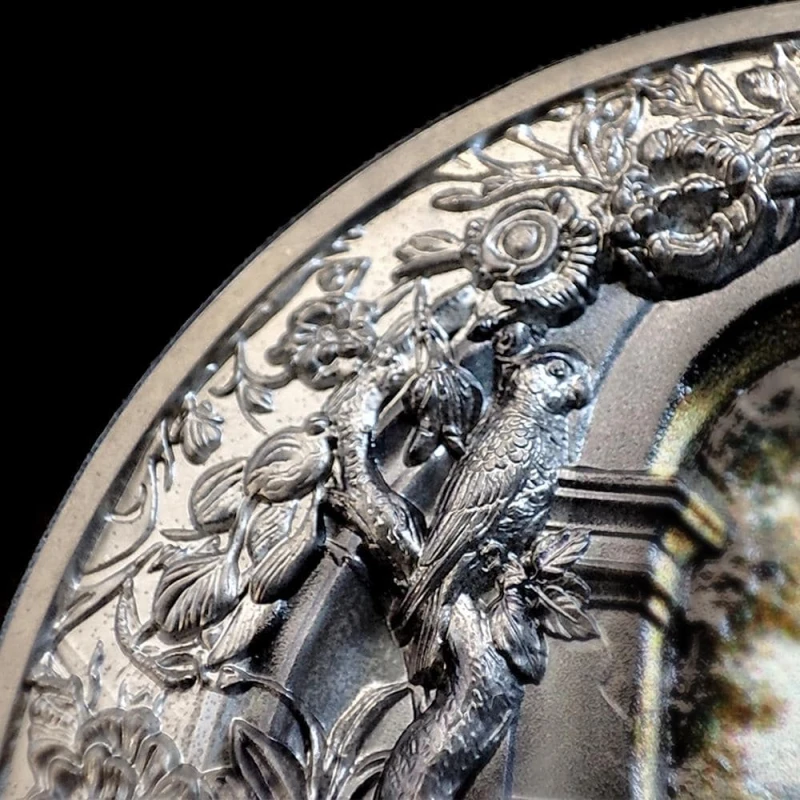 Cookeilanden: zilveren munt Roma Monumental View 2024 Black Proof 3 ounce Verzamelmunten