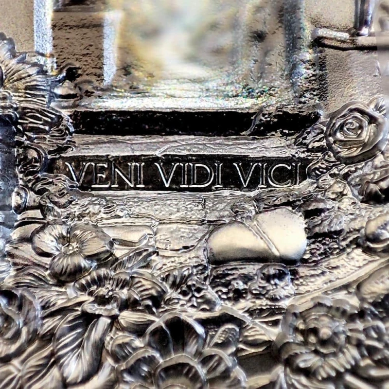 Cookeilanden: zilveren munt Roma Monumental View 2024 Black Proof 3 ounce Verzamelmunten