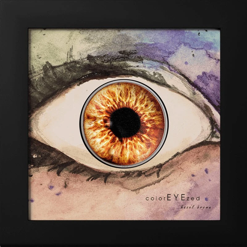 Palau: zilveren munt Hazel Brown 2023 Gepolijste plaat gekleurd 1 ounce Verzamelmunten