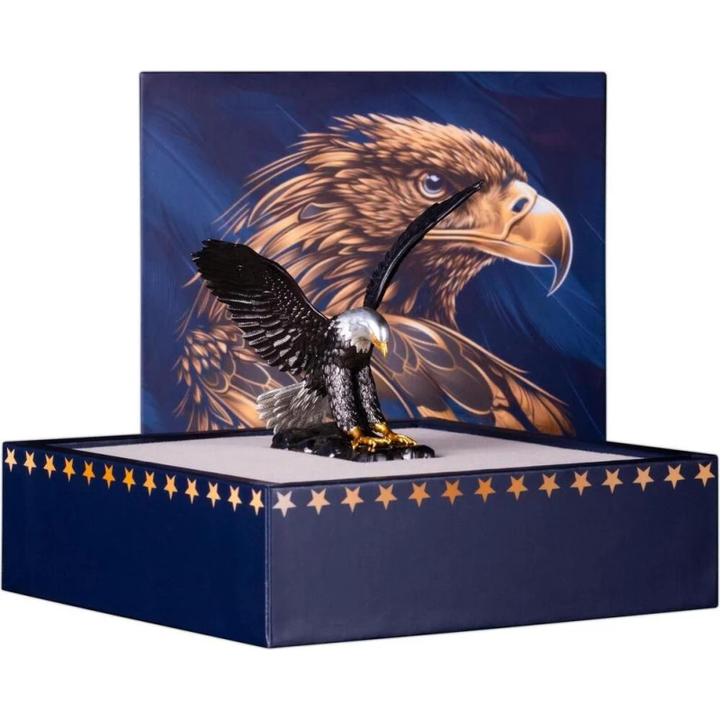 Samoa: zilveren munt Eagle 2026 Gepolijste plaat verguld 3 ounce Verzamelmunten