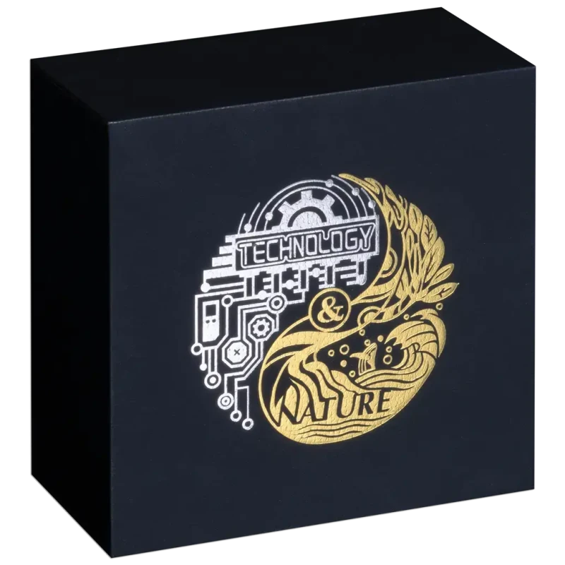 Samoa zilveren munt Natuur en Techniek 2025 verguld 2 ounce Verzamelmunten