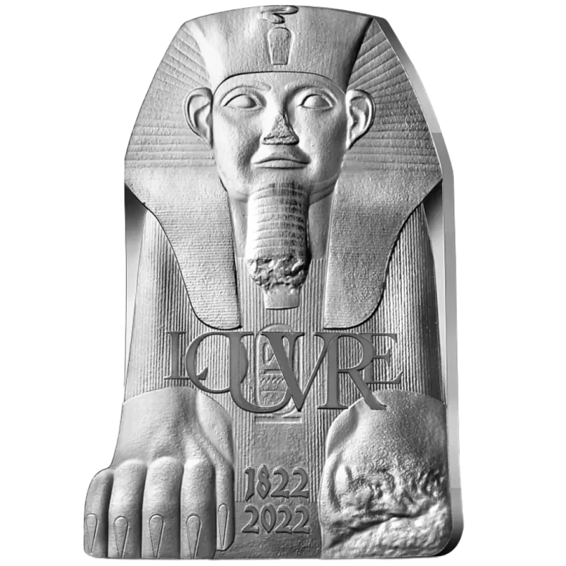 Frankrijk zilveren munt Louvre 2022 gepolijste plaat 22,2 g Verzamelmunten