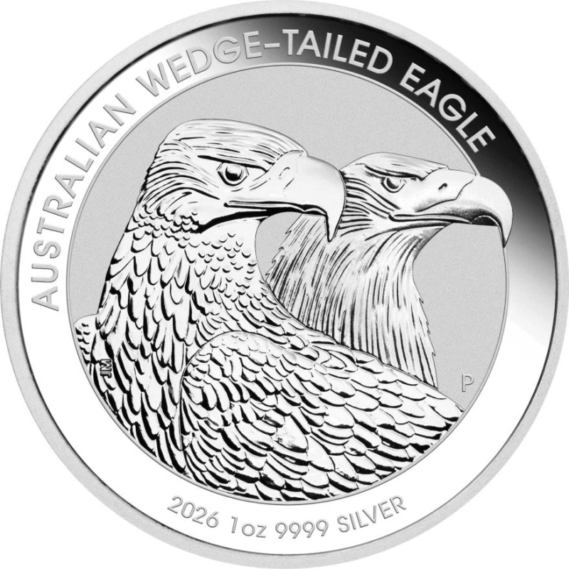 Australië zilveren munt Australische Wedge-Tailed Eagle 2026 1 ounce Verzamelmunten