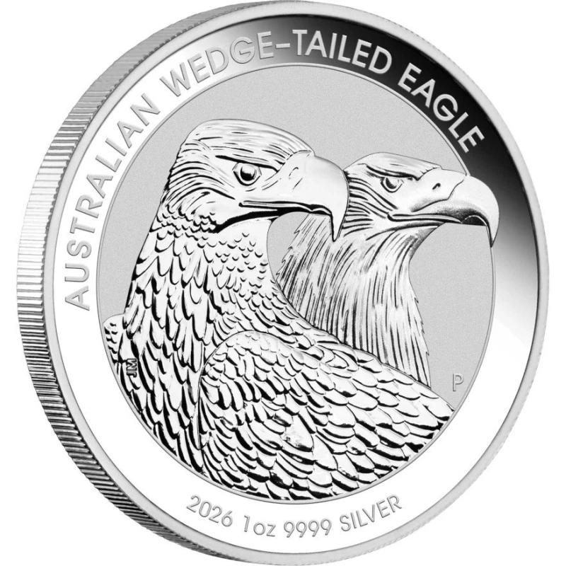 Australië zilveren munt Australische Wedge-Tailed Eagle 2026 1 ounce Verzamelmunten