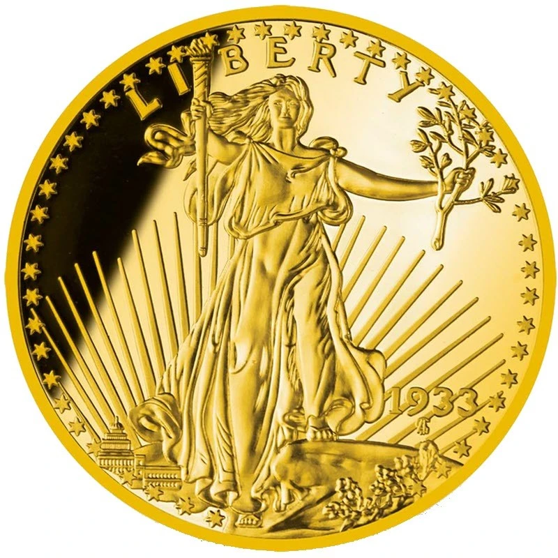 Tsjaad Gouden Munt Dubbele Eagle Liberty 2024 1/1000 ounce Verzamelmunten