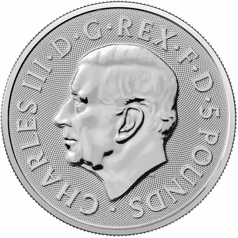 Zilveren munt van het Verenigd Koninkrijk The Royal Tudor Beasts Queen's Lion 2026 2 ounce Verzamelmunten