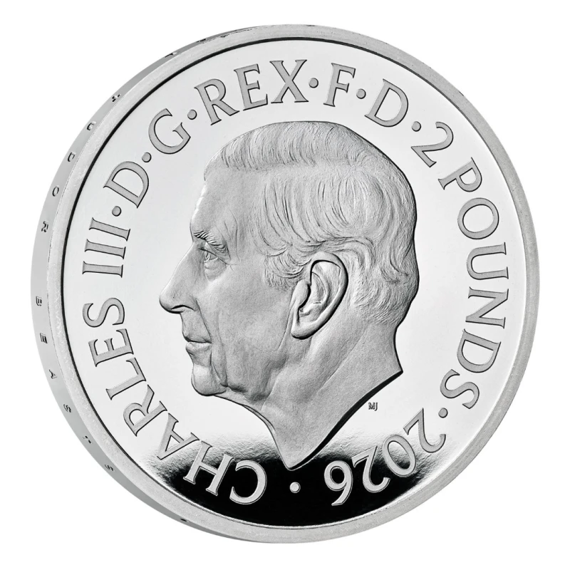 Verenigd Koninkrijk zilveren munt Royal Dragon 2026 gepolijste plaat 1 ounce Verzamelmunten