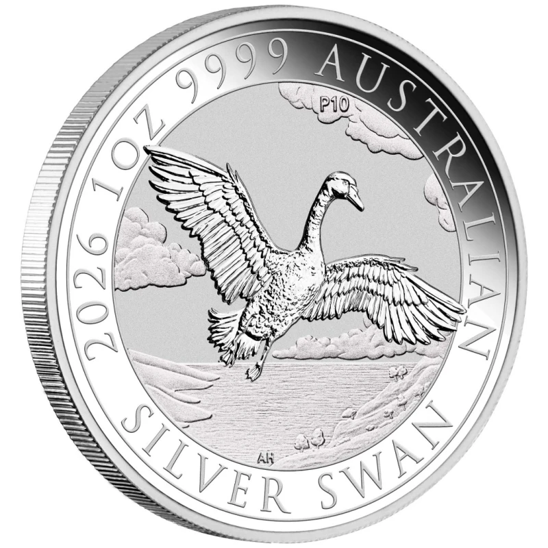 Australië zilveren munt Swan 2026 1 ounce Beleggingsmunten