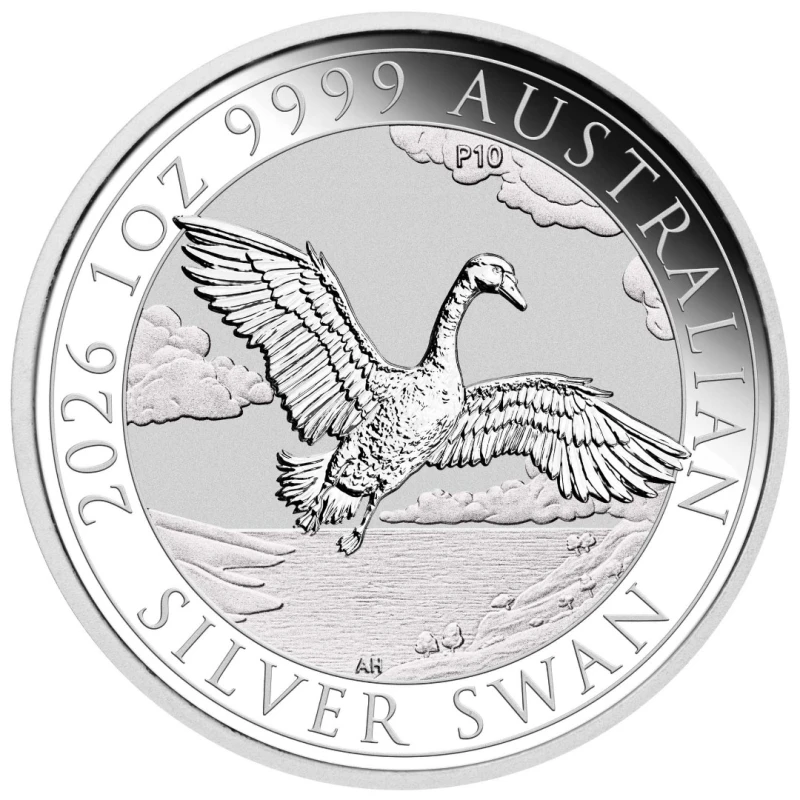 Australië zilveren munt Swan 2026 1 ounce Beleggingsmunten