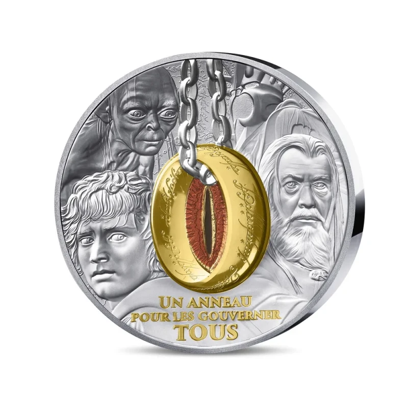 Frankrijk zilveren munt The Lord of the Rings 2026 gepolijste plaat 1 ounce Verzamelmunten