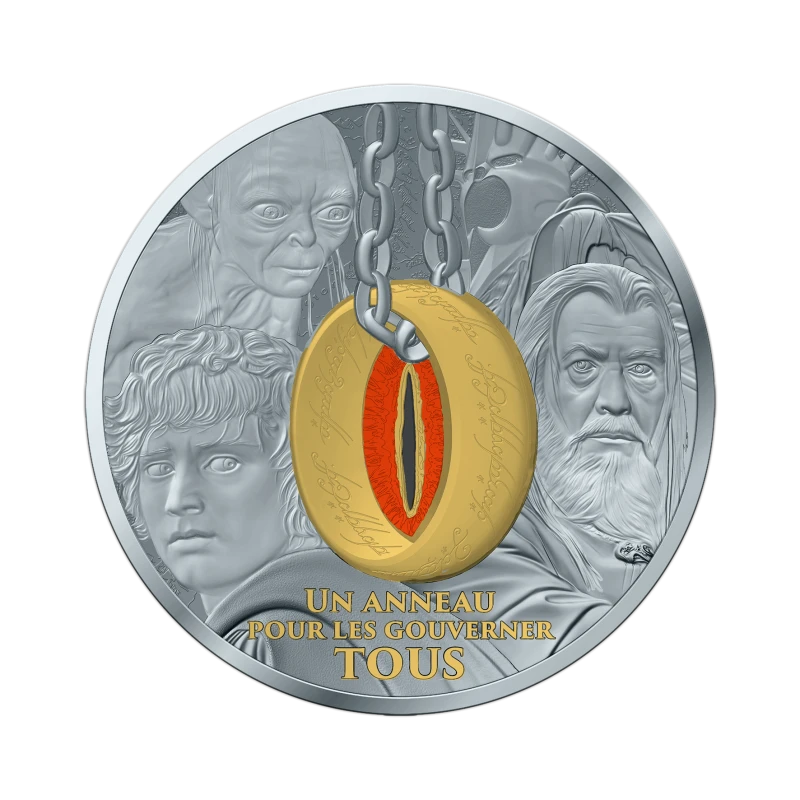 Frankrijk zilveren munt The Lord of the Rings 2026 gepolijste plaat 1 ounce Verzamelmunten