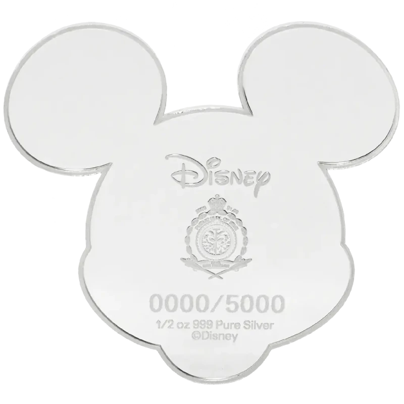 Niue zilveren munt Disney Mickey Mouse 2026 gepolijste plaat 1/2 ounce Verzamelmunten