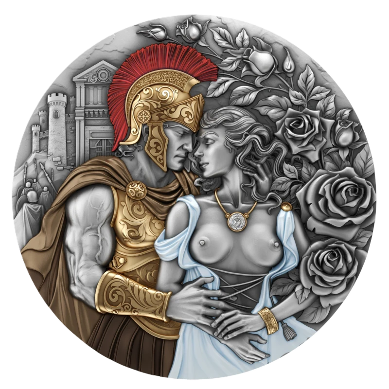 Cameroon Silver Coin Ares & Aphrodite 2026 2 oz Collectible coins