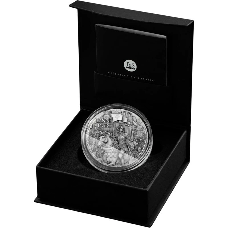 Niue zilveren munt Jeanne d'Arc 2025 2 ounce Verzamelmunten